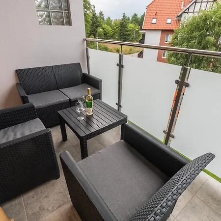 Mierzeja Lux Baltic Garden Basen Swimming Pool Apartmán